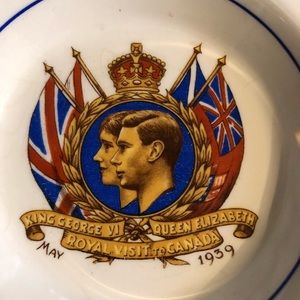 Royal Commemorative King George VI  Queen Elizabeth Royal Vist